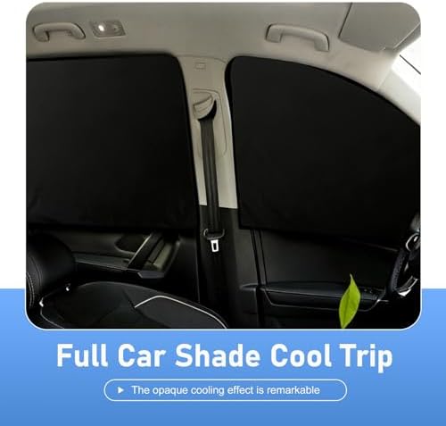 4 PCS Car Side Window Sun Shades, Heat Insulation & Sun Blocking Shade - Image 3