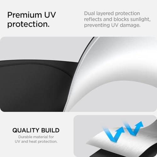 Spigen Triple-Coated CryoShade Front Windshield Sunshade Designed - Image 5
