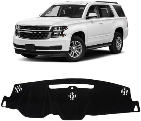 KUST Black Dash Cover for 2015-2020 Chevrolet Chevy Tahoe/Suburban/GMC Yukon by KUST