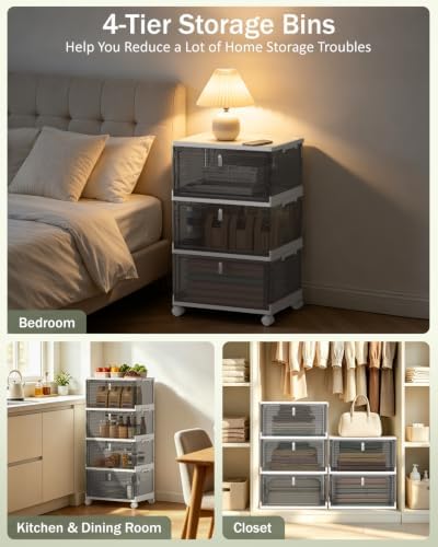 23QT Stackable Storage Bins - Image 7