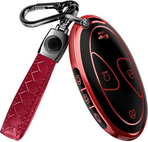 Lucrum Compatible with Hyundai Key Fob Cover & Keychain by Lucrum