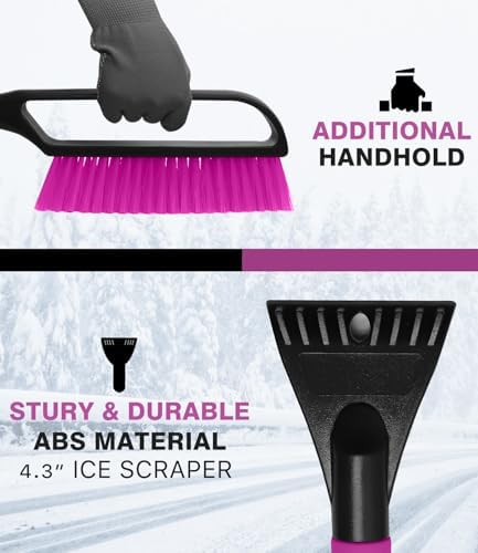 YeewayVeh 35in Car Snow Brush Ice Scraper - Image 2