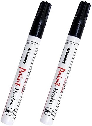 Artsunlvy Black Paint Pens Permanent Markers by Artsunlvy