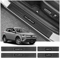 4PCS Door Sill Protector for Toyota 2013-2017 2018 RAV4 Accessories Matte Black by Bercicci