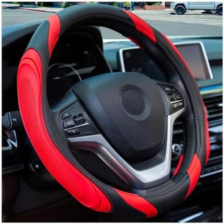 Osilly 15 Inch Artificial Leather Steering Wheel Cover by Osilly