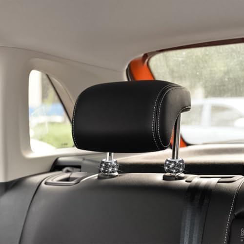 4PCS Bling Car Headrest Collars, Crystal Rhinestone Vehicle Head Rest Collars - Image 5