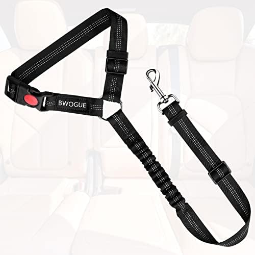 BWOGUE Dog Seat Belt for Car, Headrest Restraint Bungee Lead - Image 2