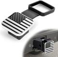 UYYE 2 Inch Rubber Trailer Hitch Cover, American Flag Rubber Hitch Tube Cover by UYYE