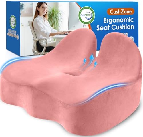 CushZone Ergonomic Seat Cushion, Sciatica Support by CushZone