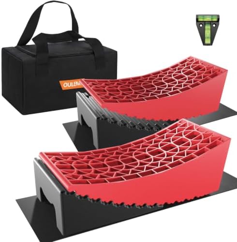 OULEME RV Leveling Blocks, Camper Leveler System 2 Packs by OULEME
