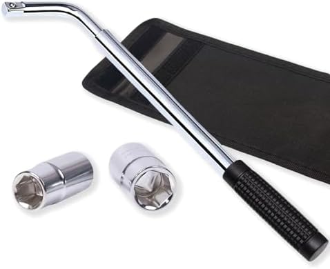 Telescoping Lug Wrench Heavy Duty, 13-20 Inch Extendable Tire Iron - Image 4