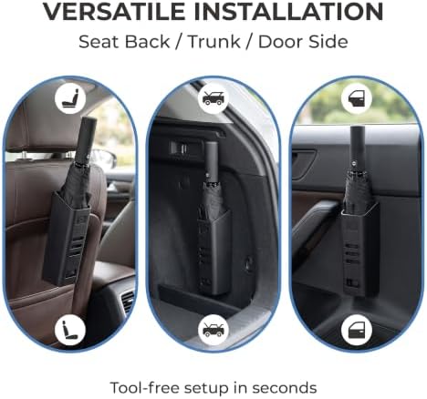 Car Umbrella Holder Storage Box, Waterproof Car Back Seat Umbrella Holder - Image 4