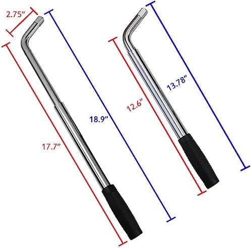 19" Universal Extended Lug Wrench 4 Way - Image 5