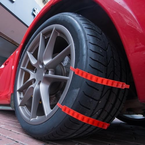 15Pcs Orange Nylon Tire Anti-skid Tie - Image 4