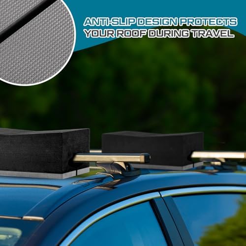 12 Inch Kayak Canoe Roof Carrier Foam Blocks Kit - Image 5