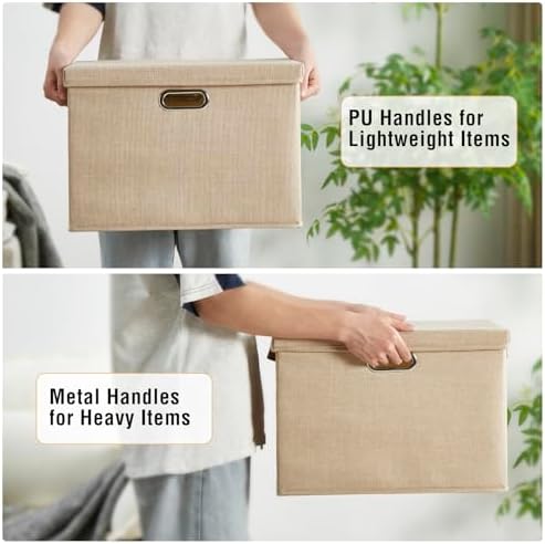 17" Large Fabric Storage Box - Image 4