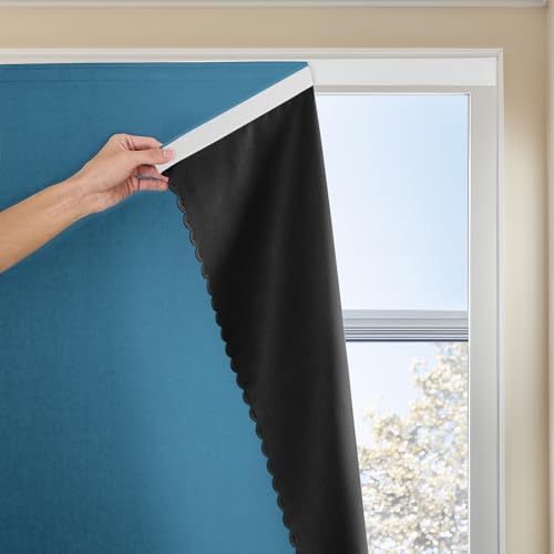 JILRON Magic Tape Stick on Portable Curtains by JILRON