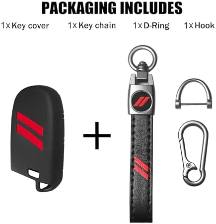 YOSRTER Key Fob Cover with Keychain - Image 5