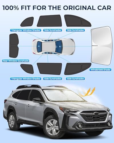 Car Window Shades for Subaru Outback 2020-2025 - Image 6