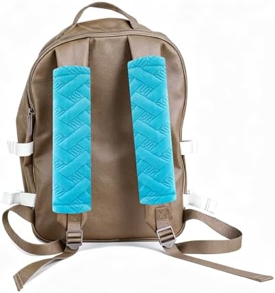 Amooca 2-Pack Braid Pattern Seat Belt Covers Shoulder Pads - Image 4