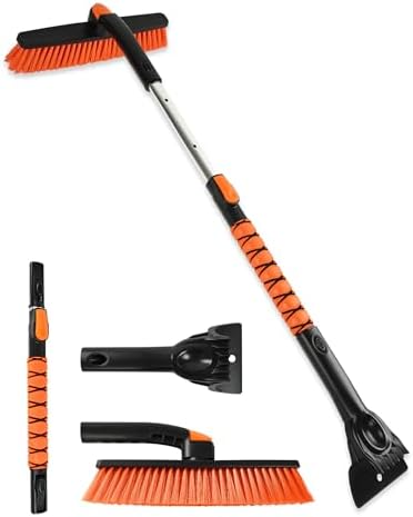 41" Ice Scrapers for Car Windshieldand Extendable Snow Brush by BFONS