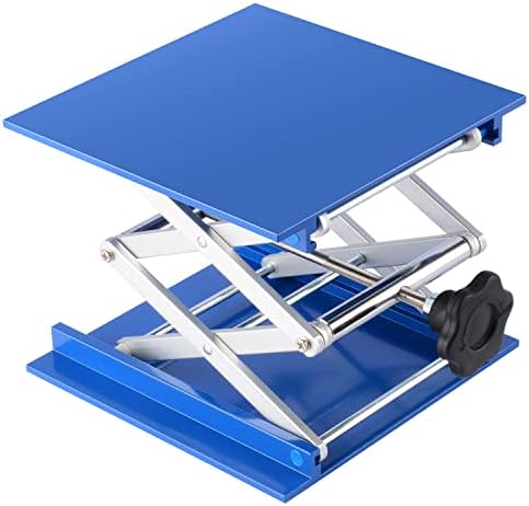 Labasics Lab Jack, 8x8 inch Anodized Aluminum Laboratory Support Jack Lift by Labasics