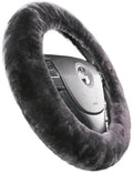 OGLAND Fuzzy Sheepskin Car Steering Wheel Cover by OGLAND