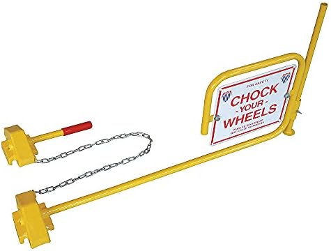 22XW92 Rail Car Wheel Chocks and Flag by Unknown
