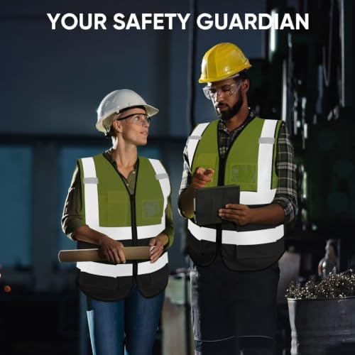 TICONN High Visibility Reflective Safety Vest - Image 6