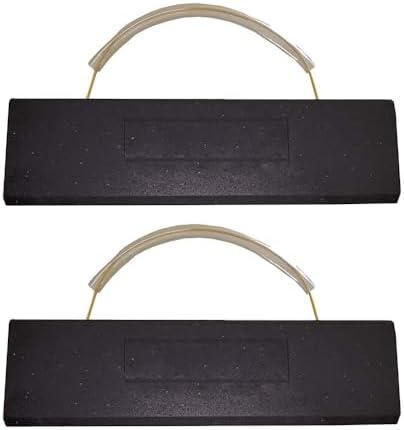 Plasticade Heavy Duty Aircraft Recycled Rubber Wheel Chocks by Plasticade