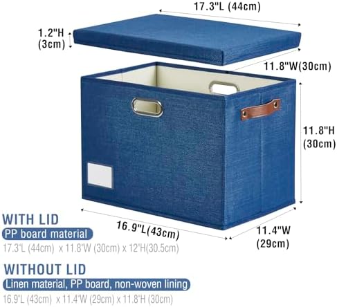 17" Large Fabric Storage Box - Image 3