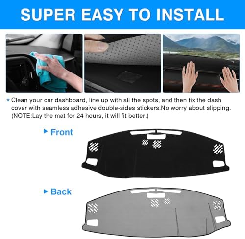 Autorder Dashboard Cover Mat for Jeep Grand Cherokee 4XE 2022-2025 2026 - Image 5