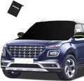 Tevlaphee Windshield Cover for Ice and Snow, Heavy Duty 600D Oxford Fabric by Tevlaphee