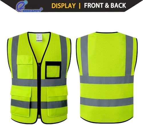 Hi Vis Reflective Safety Vest for Men Women - Image 4