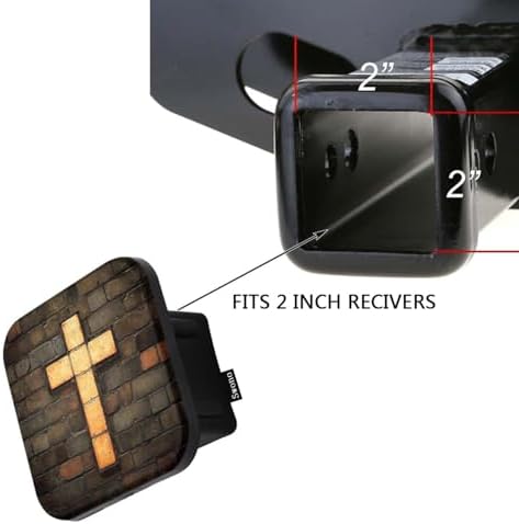 Swono Christian Cross Trailer Hitch Cover - Image 3
