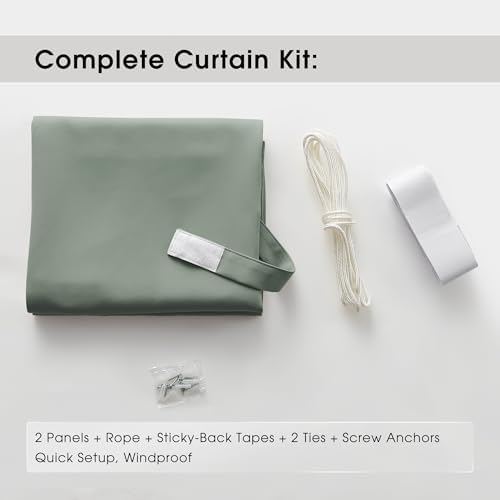NICETOWN Rod-Free Outdoor Curtains - Image 6