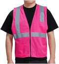AYKRM 2 Pocket Mesh High Visibility Reflective Safety Vest by AYKRM
