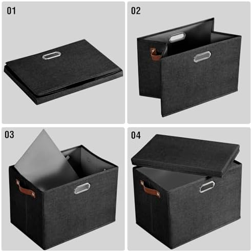Roobyl 17" Large Fabric Storage Box - Image 5