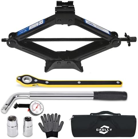Scissor Jack - 2 Ton Car Emergency Kit by GAOLLY