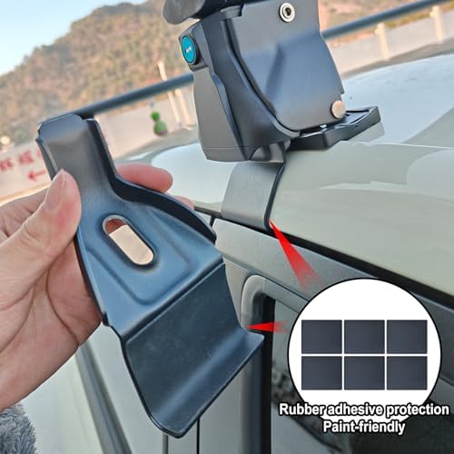 Car Roof Rack Hook Protector Pads, Anti-Scratch Silicone Stickers - Image 2
