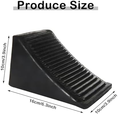 CertBuy 4 Pack Wheel Chock for Trailers, RV Wheel Chocks Heavy Duty, Trailer - Image 2