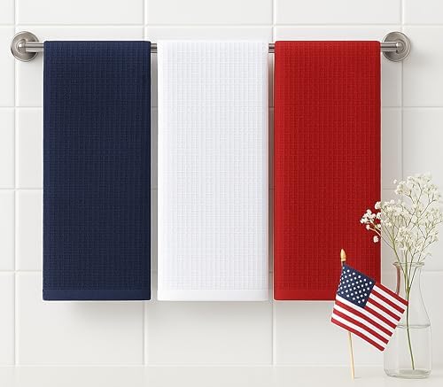 PurpleEssences Solid Kitchen Cloths, DishTowel 15x25 Set/6 - Image 2