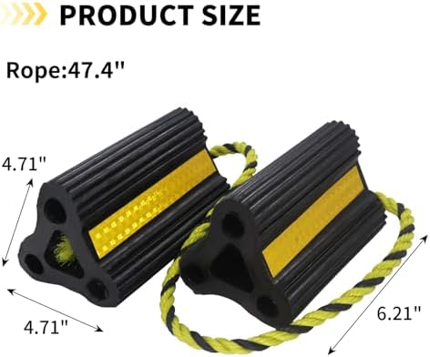 RV Wheel Chocks 1 Pair 2 Pack - Image 2