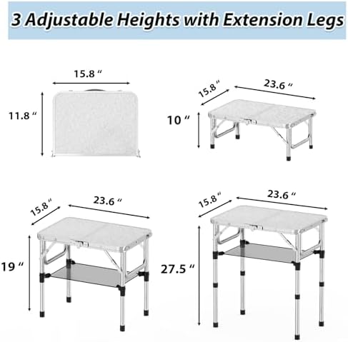 YihuiKo Small Folding Table - Image 3