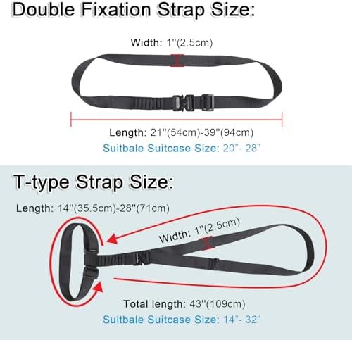 Vigorport Luggage Straps, Metal Luggage Connector Straps - Image 5
