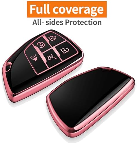 Soft Key Fob Cover with Keychain, 2021-2026 Chevy GMC Smart Key Protector - Image 3