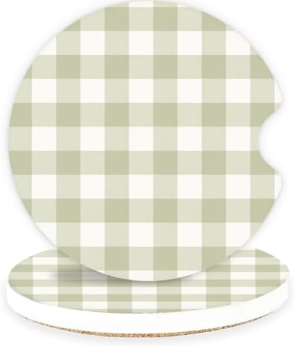 Ceramic Car Coasters – Absorbent Car Cup Holder Coaster Set by lethooly