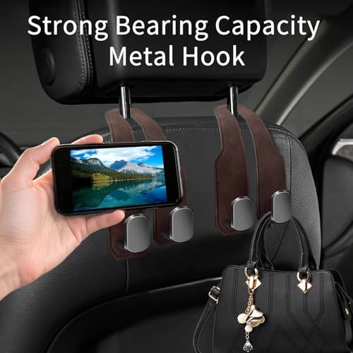 Car Purse Hook, Car Seat Headrest Hooks - Image 3