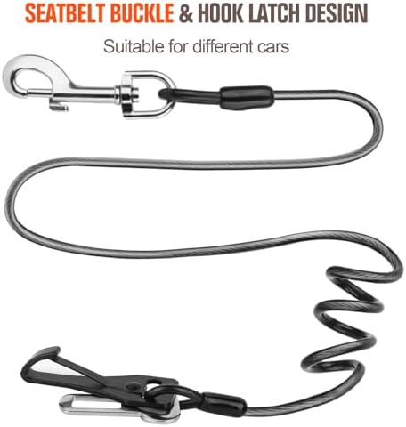 Dog Seat Belt for Car, Dog Seatbelt Harness - Image 7