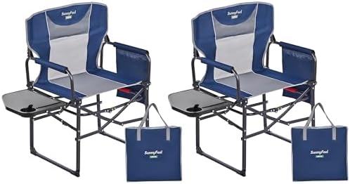 SUNNYFEEL Oversized Camping Chair Portable Directors Chairs by SunnyFeelCamping